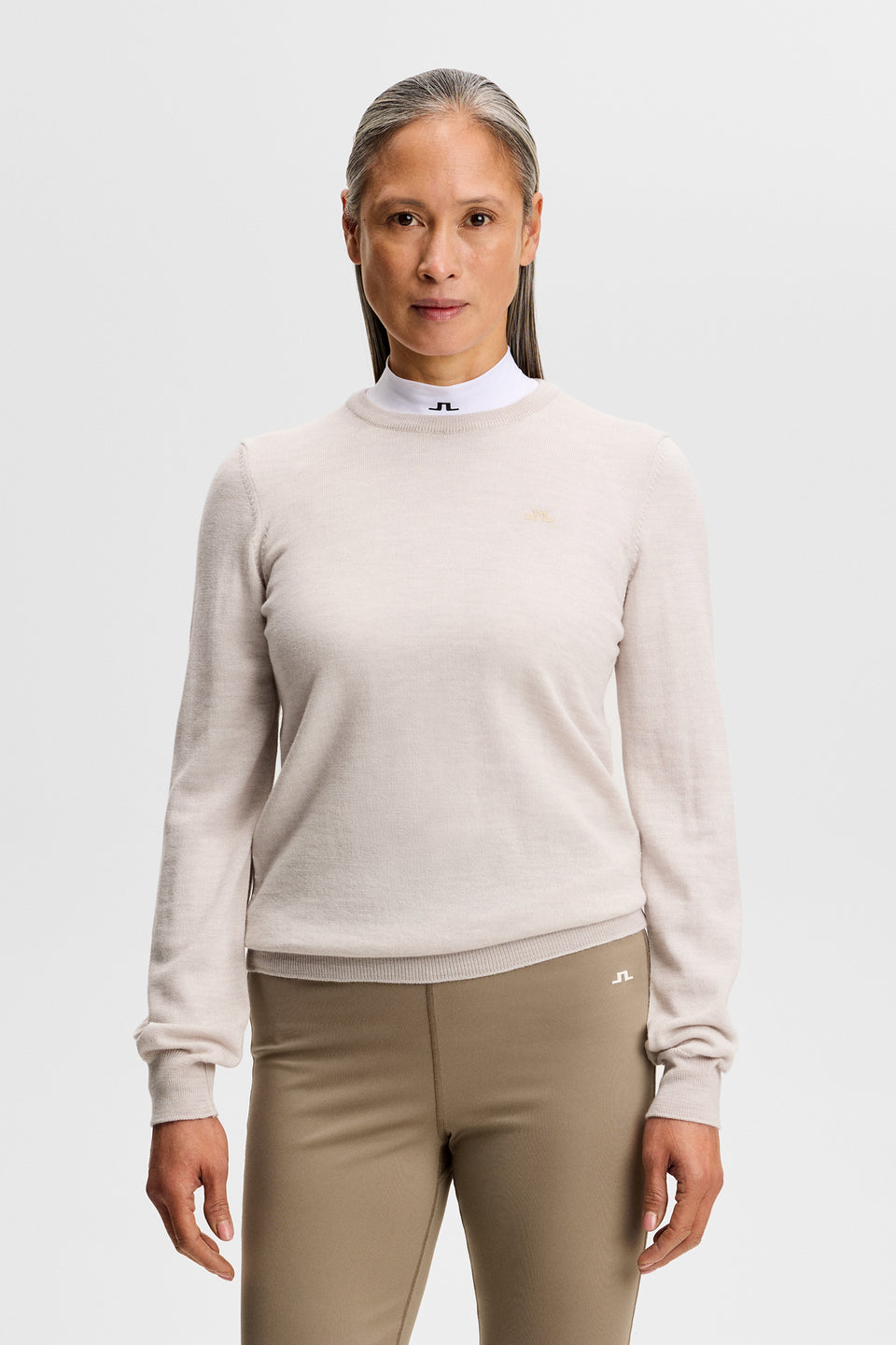 Aria Knitted Sweater / Moonbeam Melange