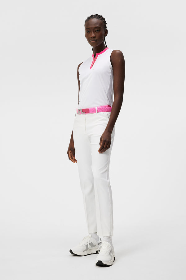 Leya Sleeveless Top / White