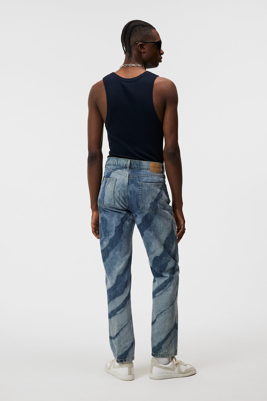 Johnny Marble Loose Jeans / Light Blue