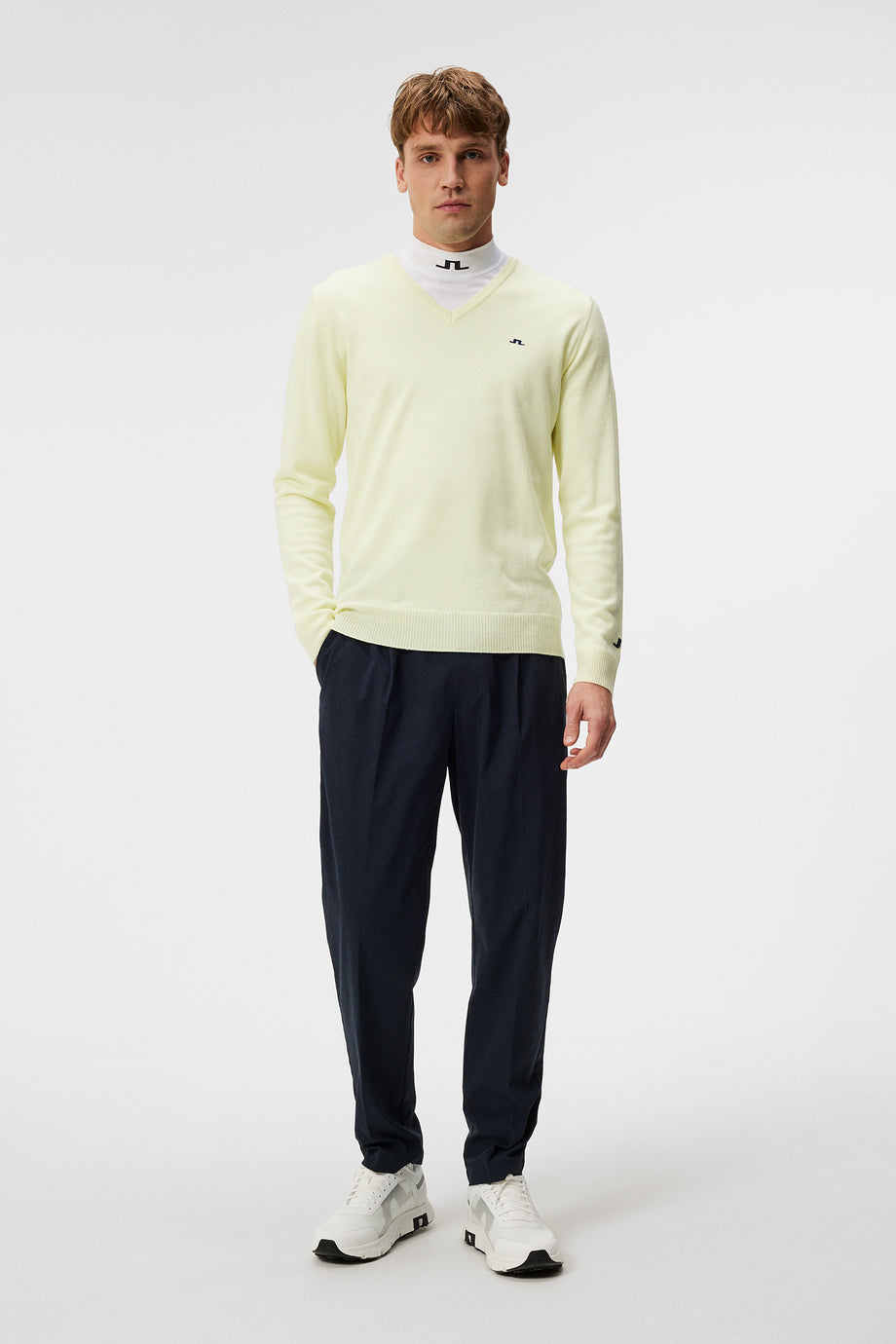 Lymann Knitted Sweater / Wax Yellow