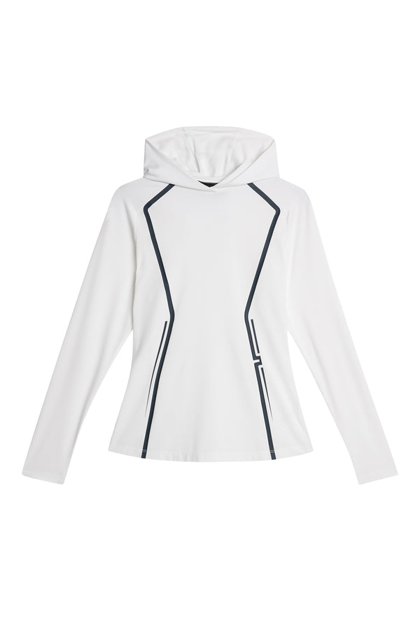 Lina Hood Mid Layer / White