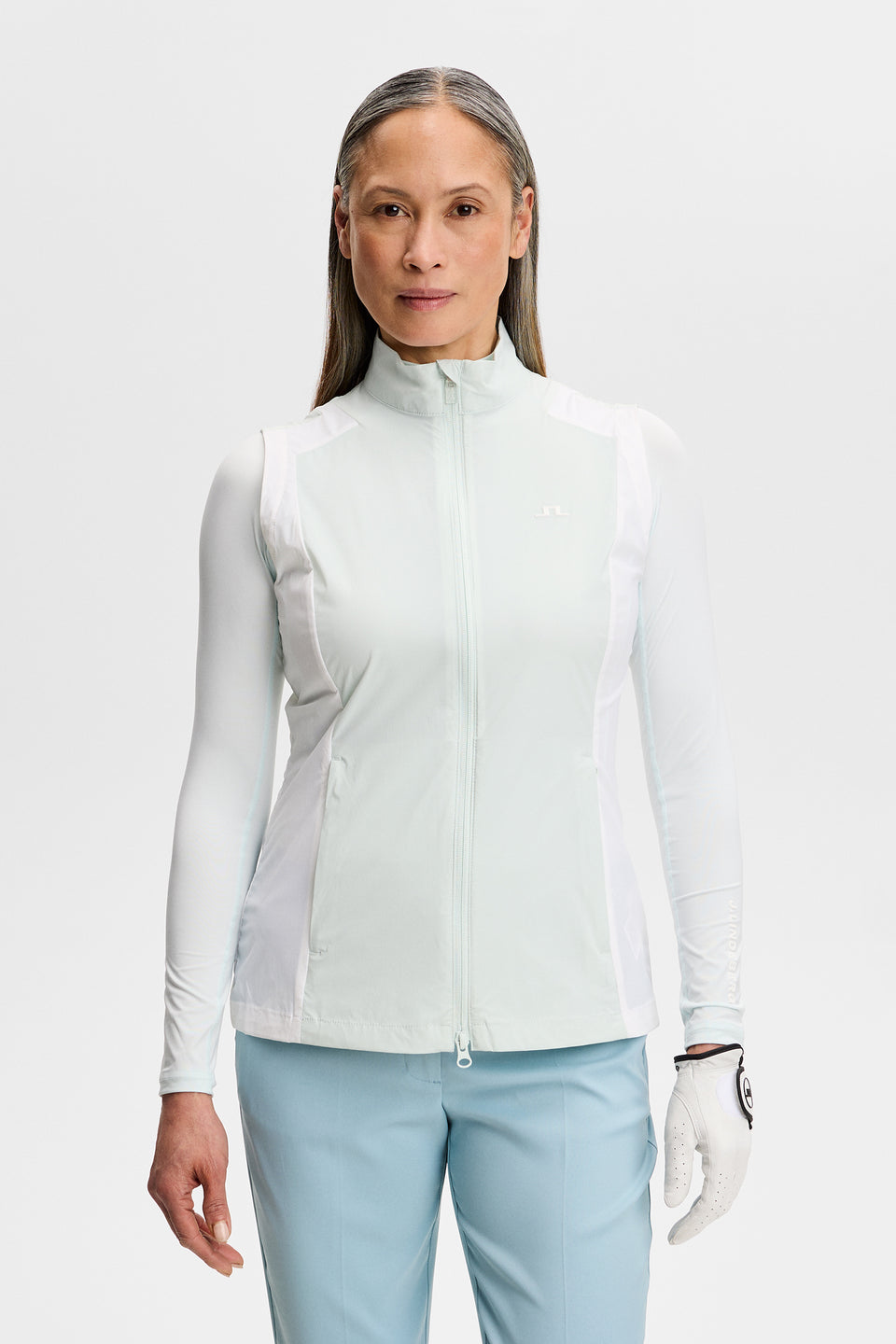 Brooks Zip Packable Vest / Sky Light