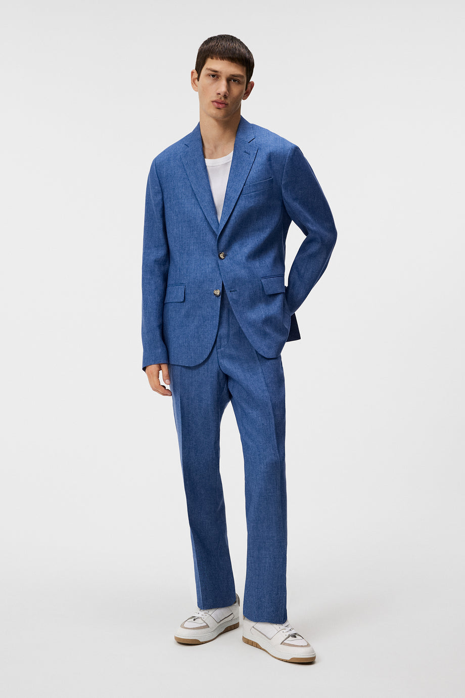 Elton U Super Linen Blazer / Sepia Tint