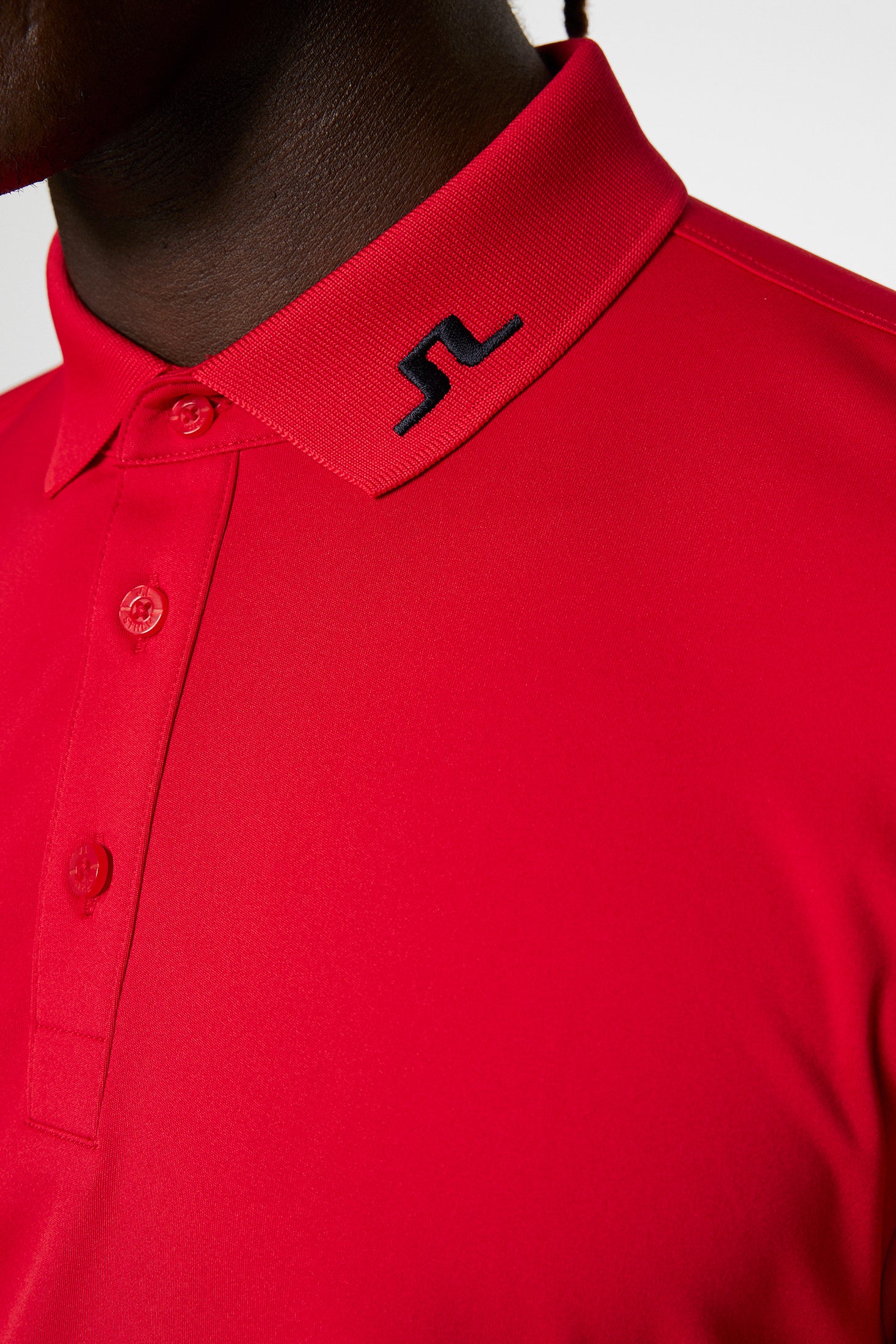 KV Regular Fit Polo / Barbados Cherry – J.Lindeberg