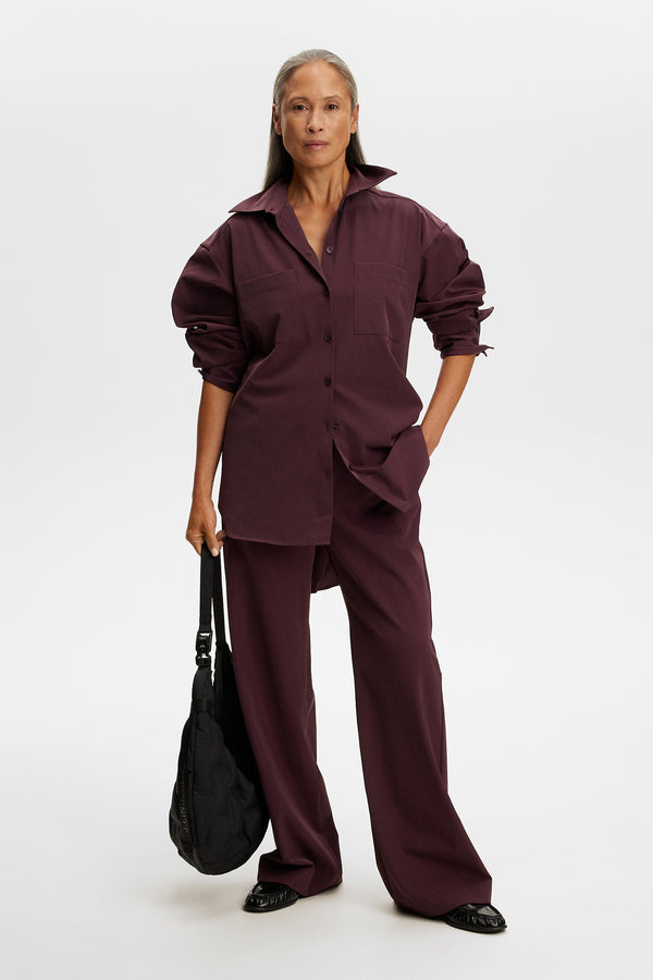 Willow Tech Drape Shirt / Winetasting