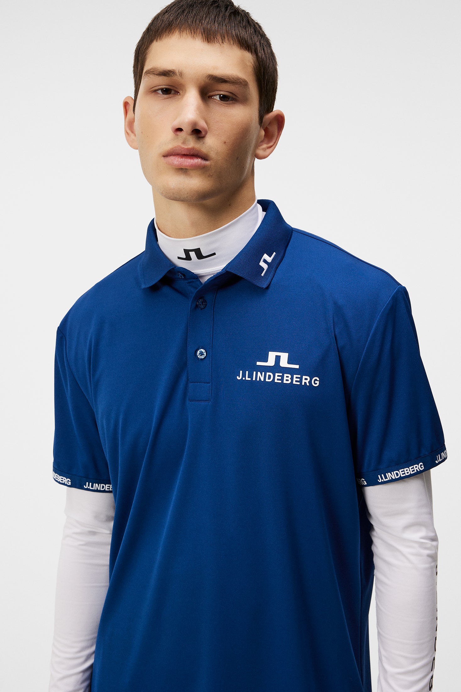 KV Tour Golf Polo / Estate Blue – J.Lindeberg
