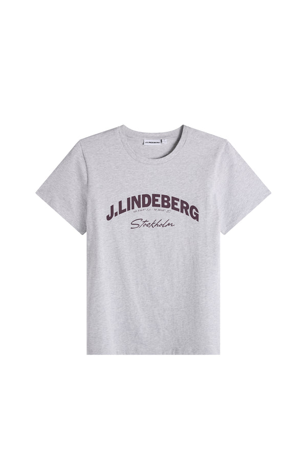 Nova Graphic T-shirt / Light Grey Melange