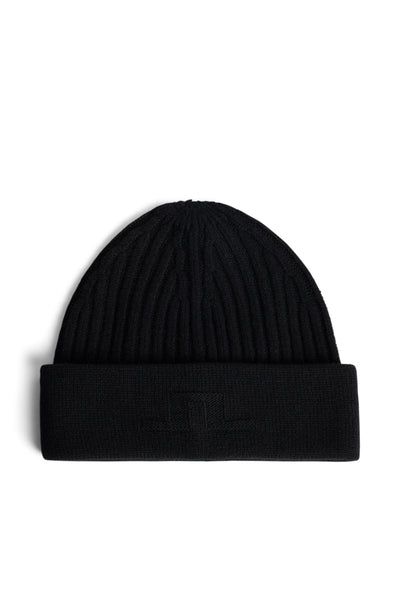 【未使用・タグ付】〈LANEUS〉BEANIE/ブラック エクストララージ ブラック BEANIE CUFF OG SLANTED XLARGE 帽子