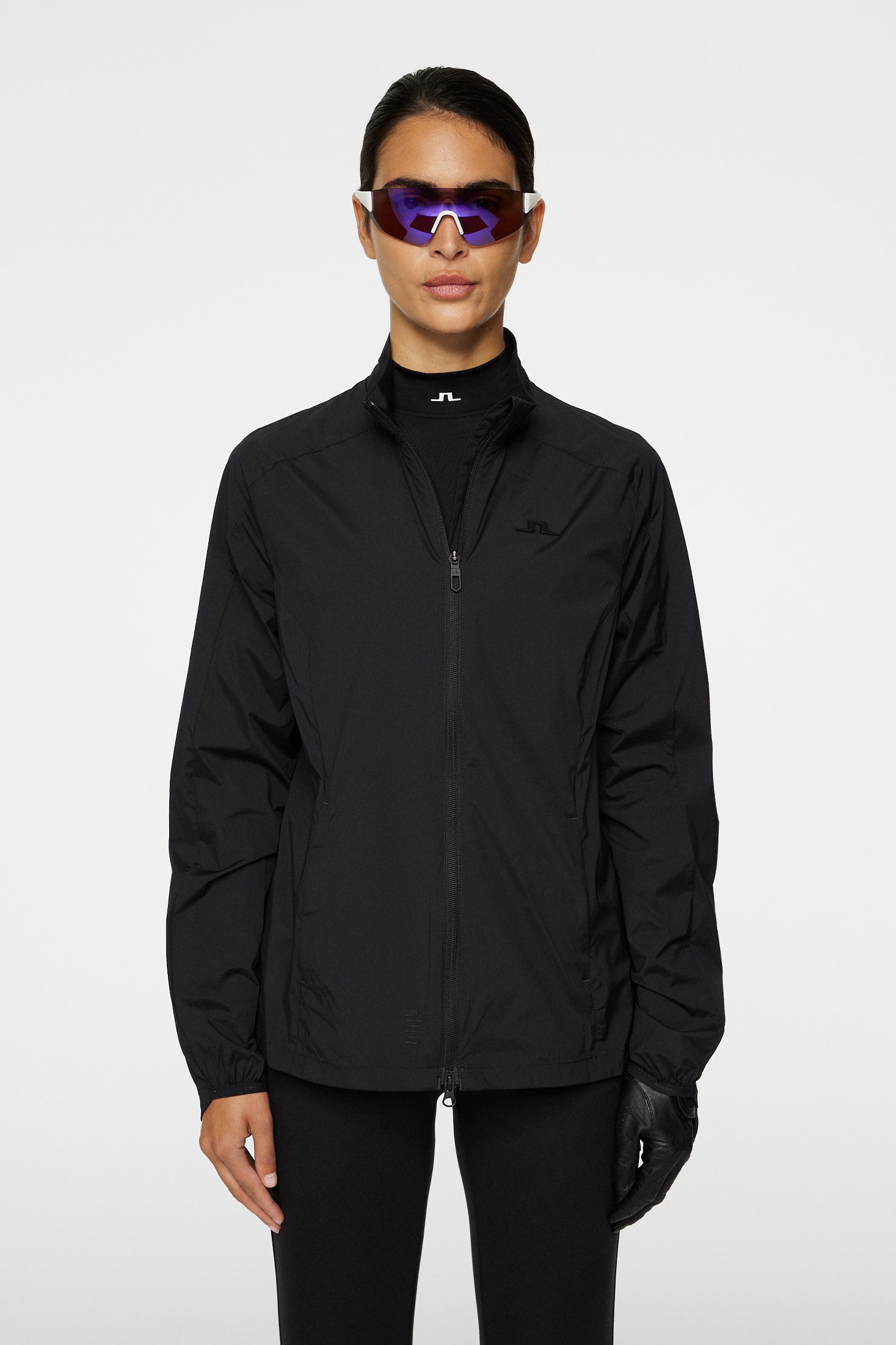 Thorine Wind Jacket Solid Black J Lindeberg Thorine wind jacket solid black j lindeberg