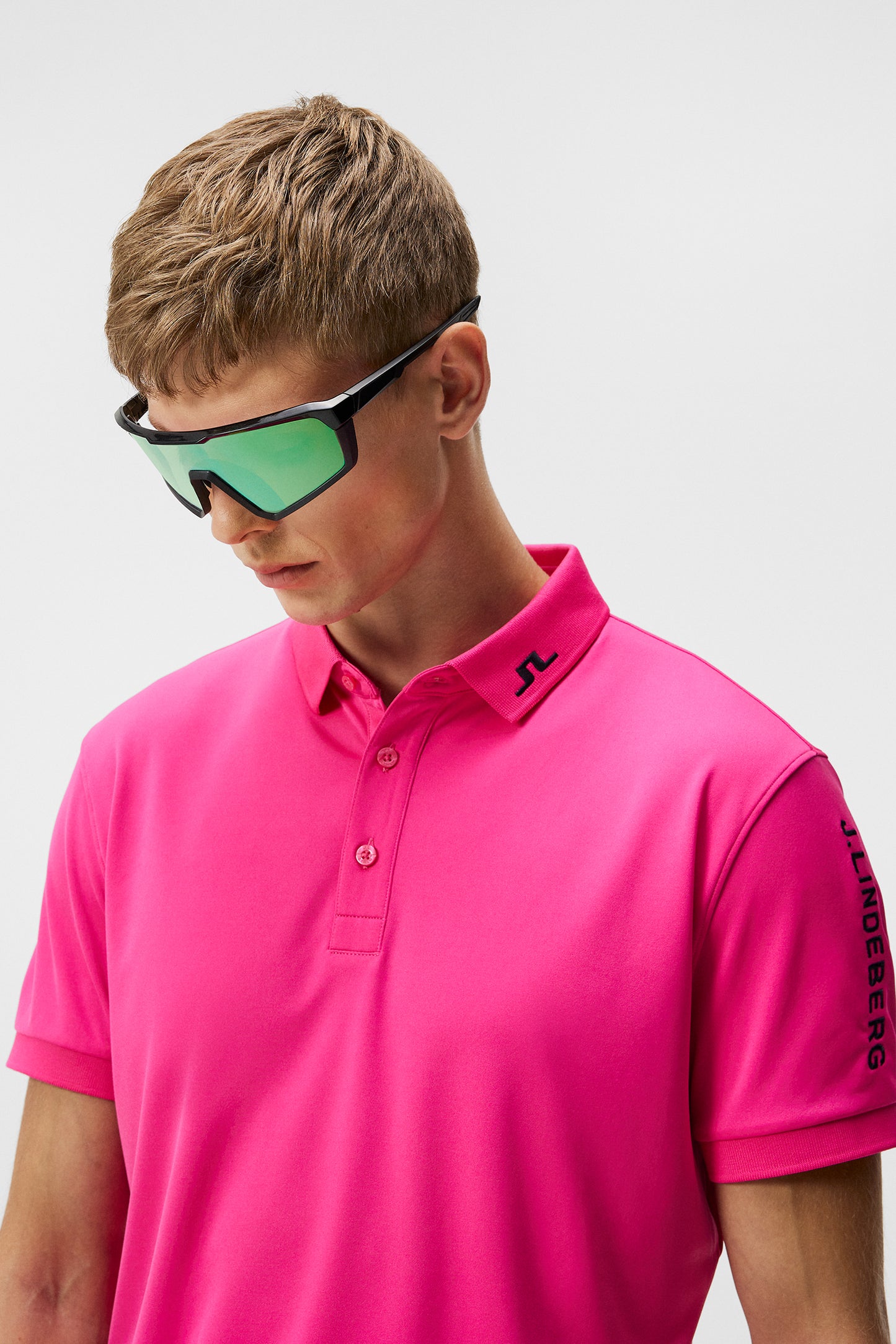 Tour Tech Slim Fit Polo / Fuchsia Purple