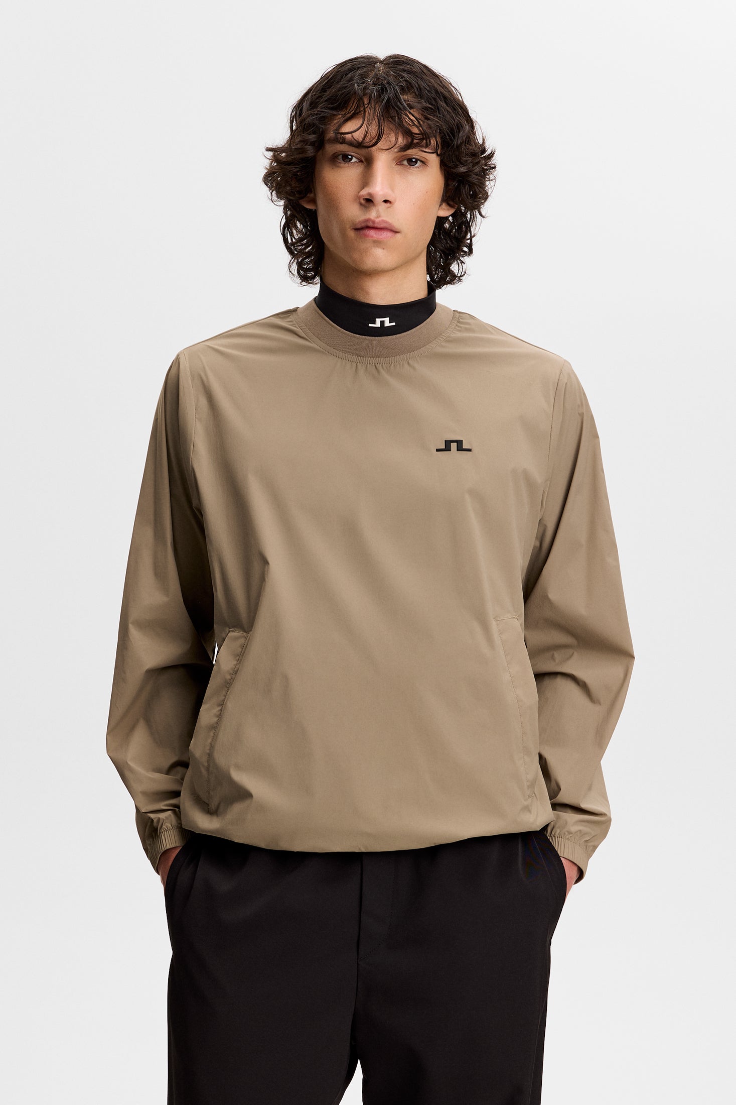 J.LINDEBERG ウィンドブレーカー 長袖 トップス プルオーバー Ulf Crewneck Windbreaker / Brindle – J.Lindeberg EU