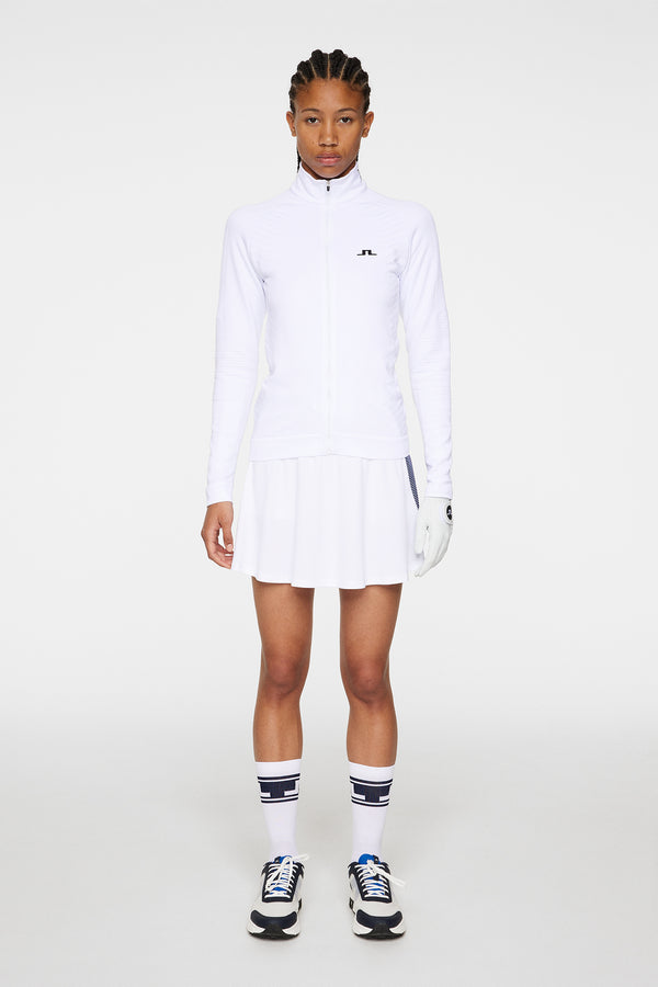 Elowen Seamless Mid Layer / White