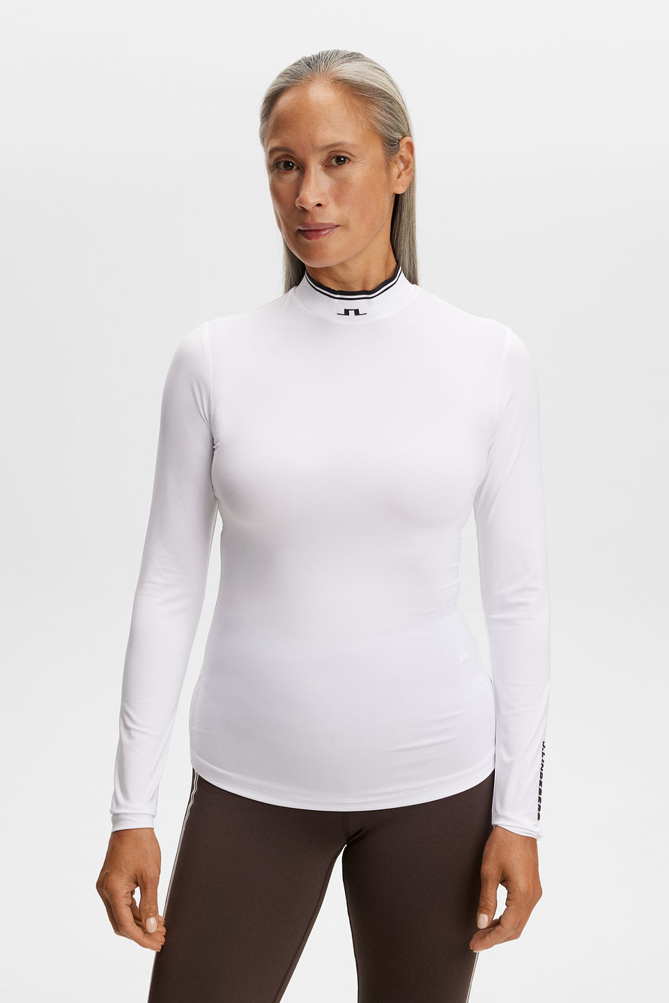 Louisa Compression Top / White