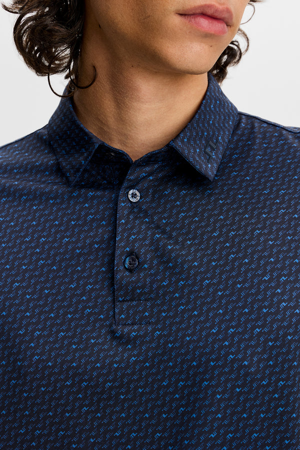 Tod Print Polo / Bias Bridge Micro Navy Set