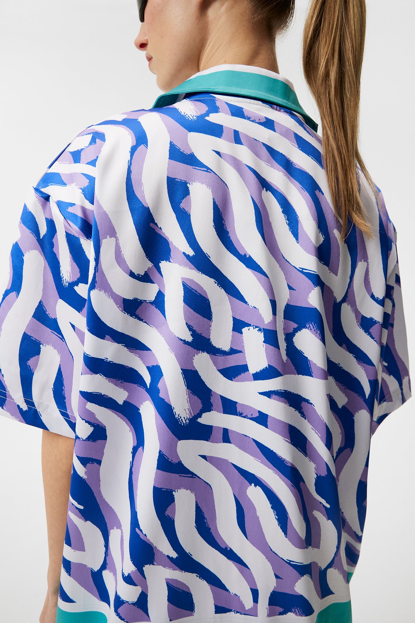 Bay Shirt / purple painted zebra
