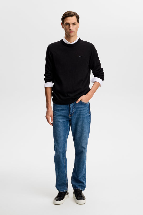 Keane Merino Crew Neck / Black