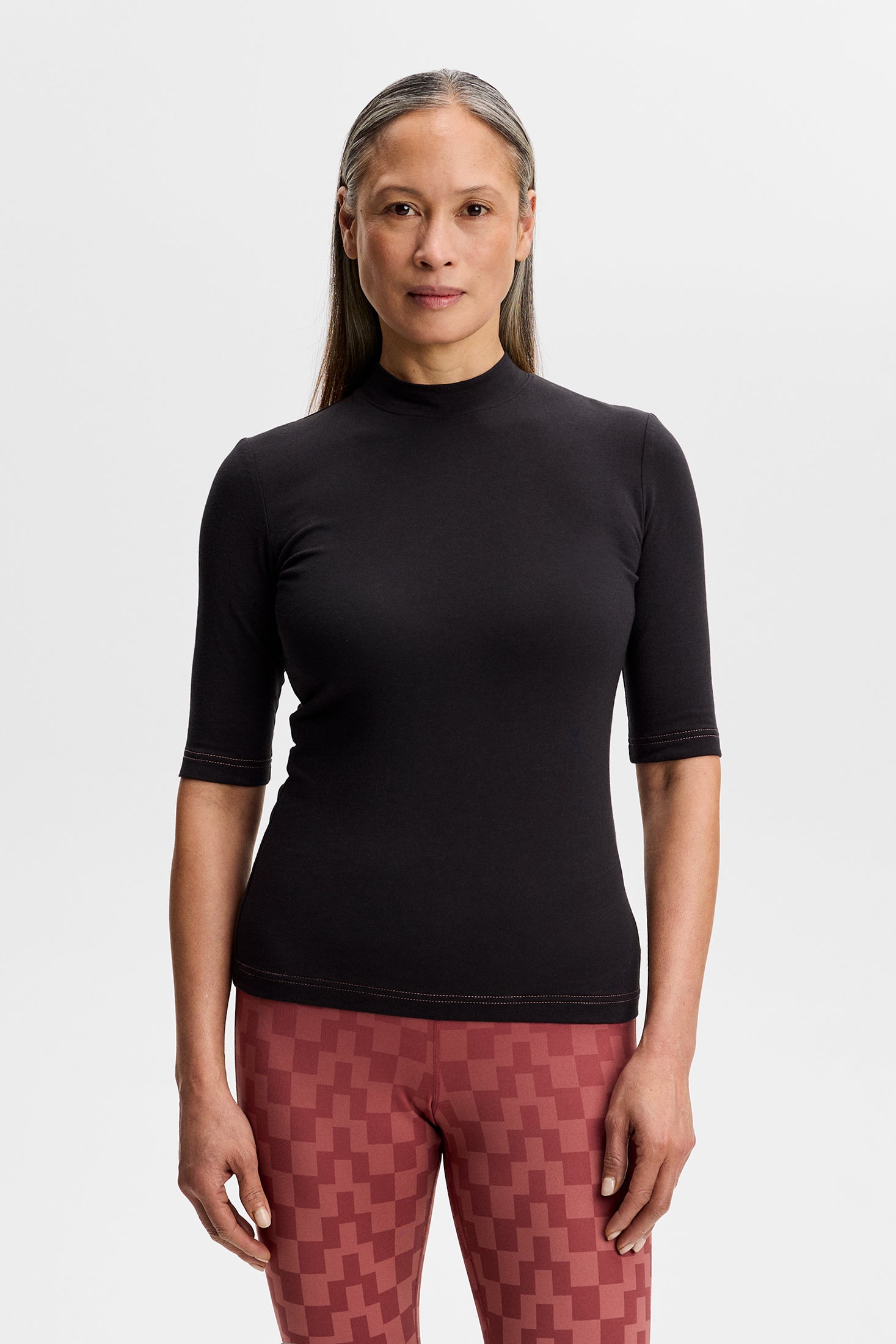 Acer Mock T-Shirt / Black | J.Lindeberg Official