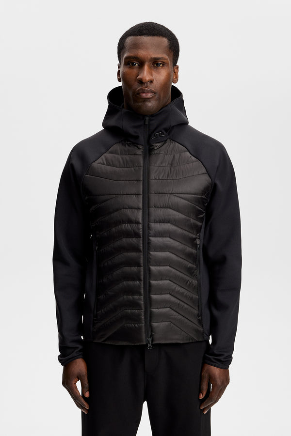 Heyden Quilt Hybrid Hood / Black