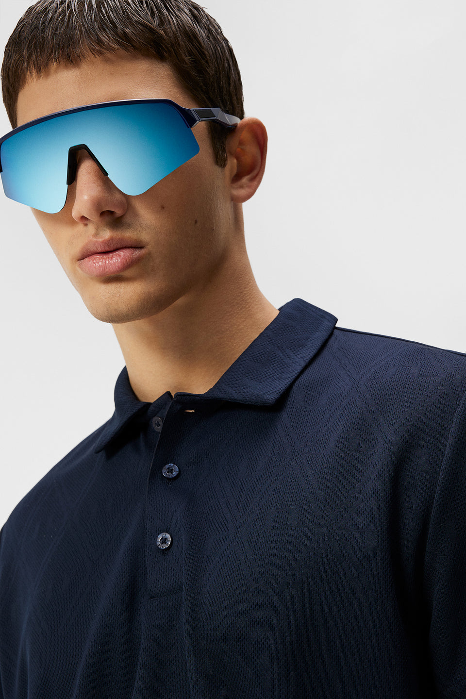 Halto Regular Fit Polo / Geo JL Navy
