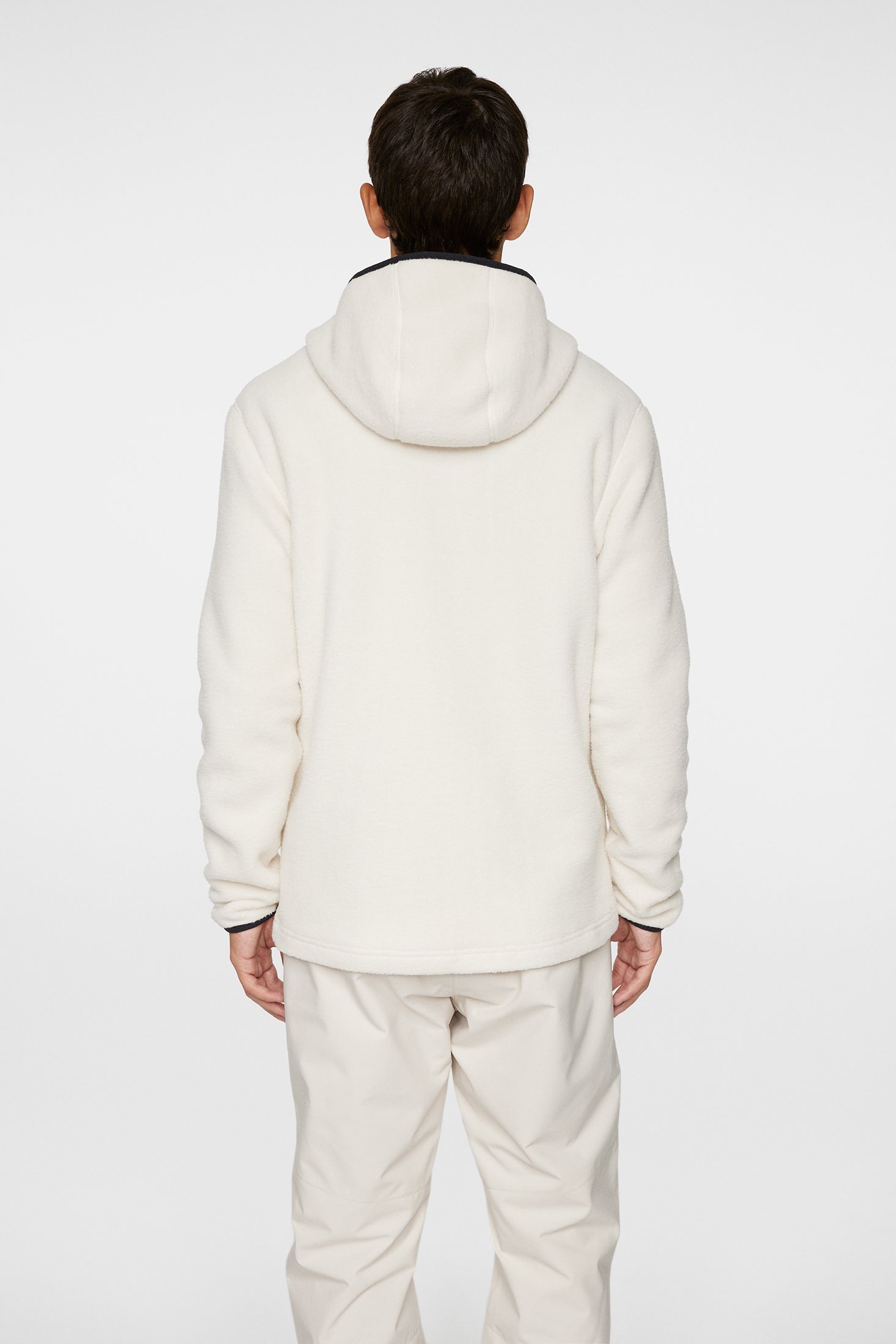 Seymor Fleece Zip Hood / Moonbeam – J.Lindeberg EU