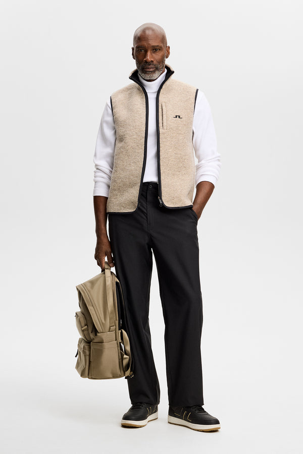 Duncan Wool Fleece Vest / Moonbeam