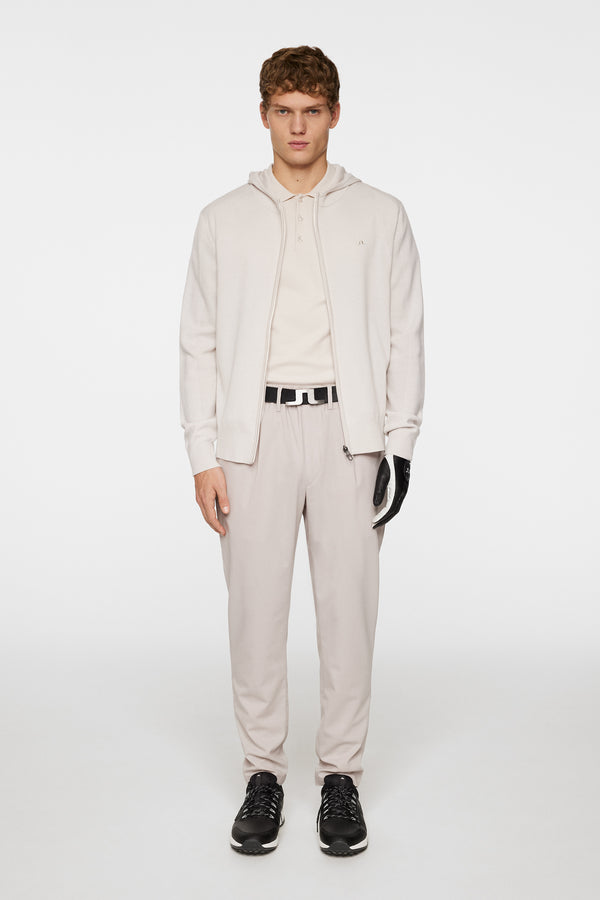 Cameron Hooded Knit Full Zip / Moonbeam