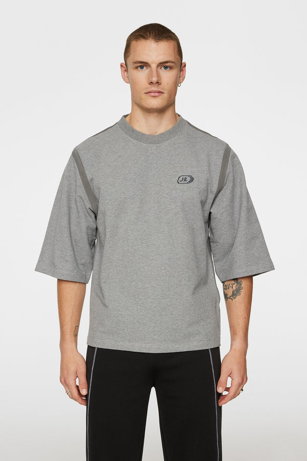 Tibbe Seam Sealed Tee / Light Grey Melange