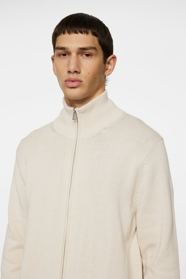 Alexis Full Zip Cardigan / Moonbeam