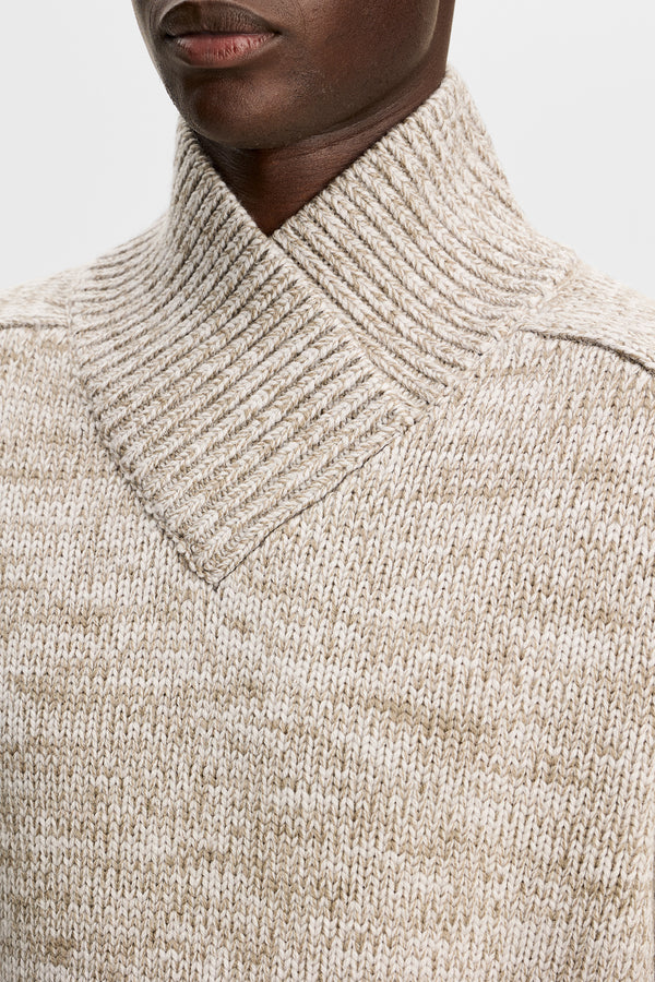 Marve Shawl Collar / Moonbeam