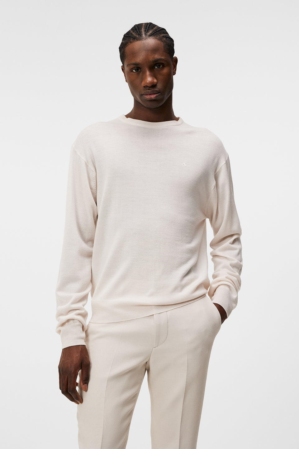 Mino Light Merino Crew / Cloud White