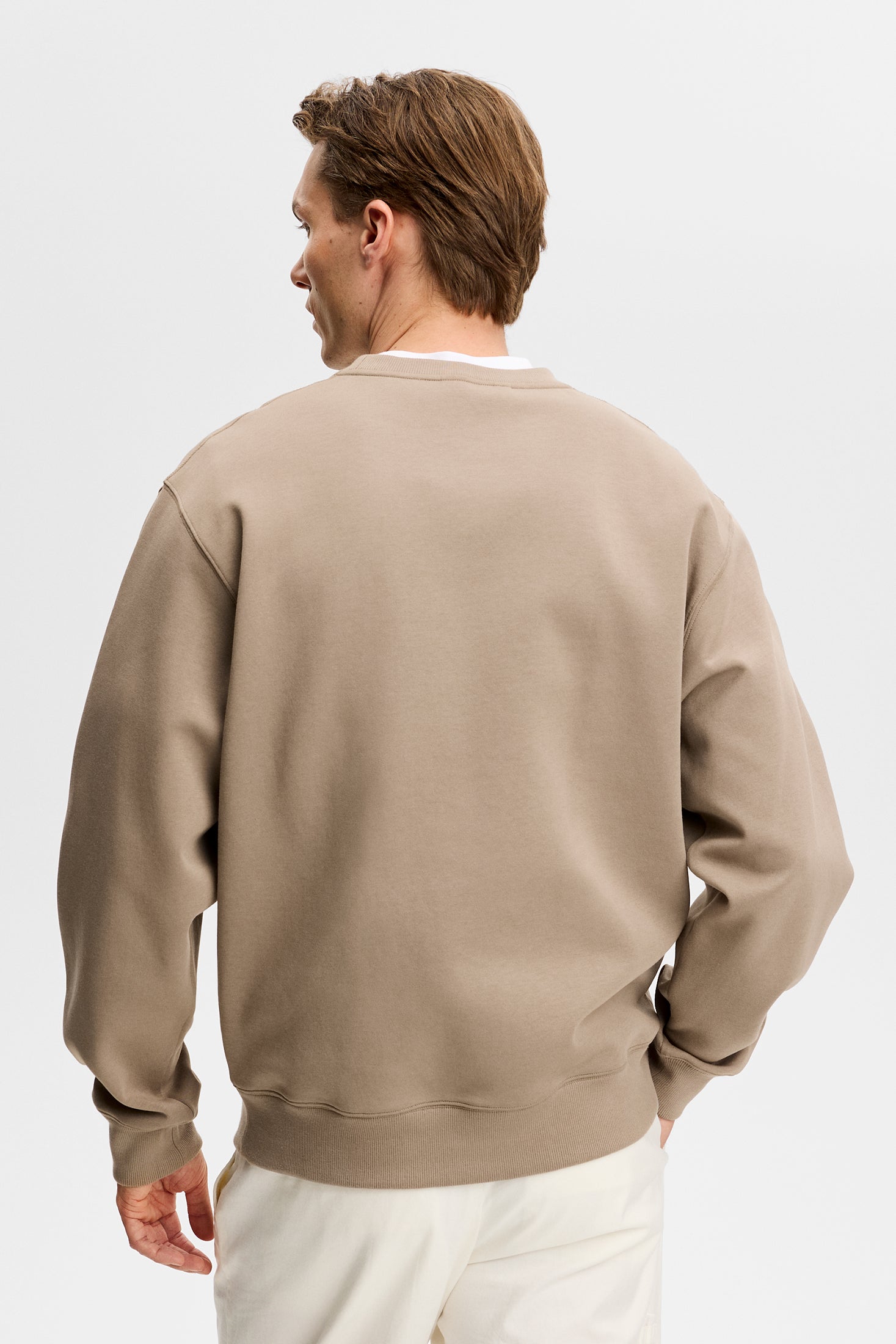 Club Crew Neck / Brindle | J.Lindeberg Official