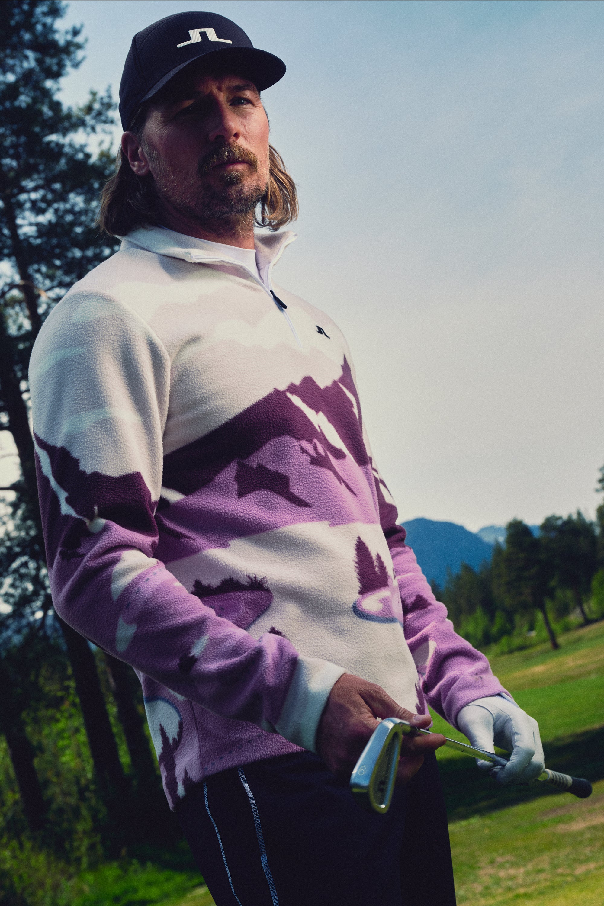 Sammie Pile Jacket / Landscape Fleece Purple L – J.Lindeberg