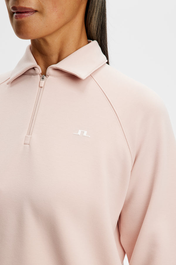 Kira Jerseysweat Polo / Rose Smoke