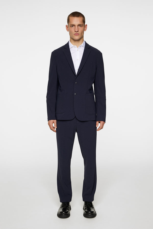 Pat U Bonded Jersey Blazer / JL Navy
