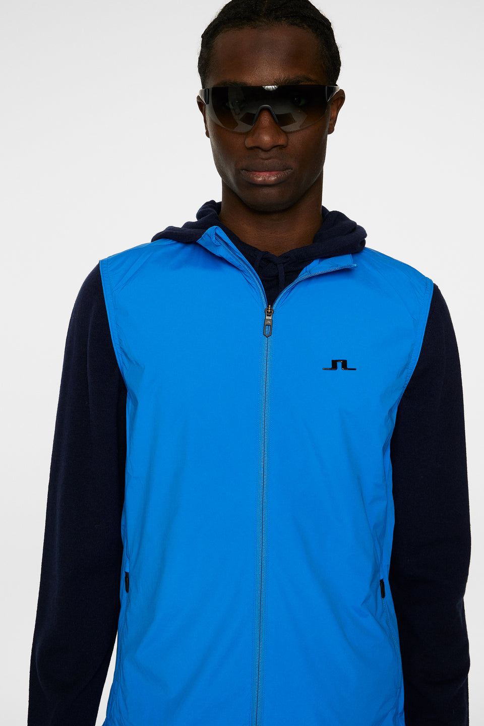 Ash Light Packable Vest / Sonic Blue