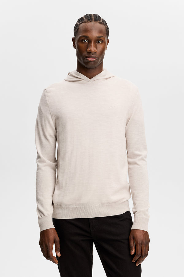 Kiyan Quarter Zip Sweater / Moonbeam Melange