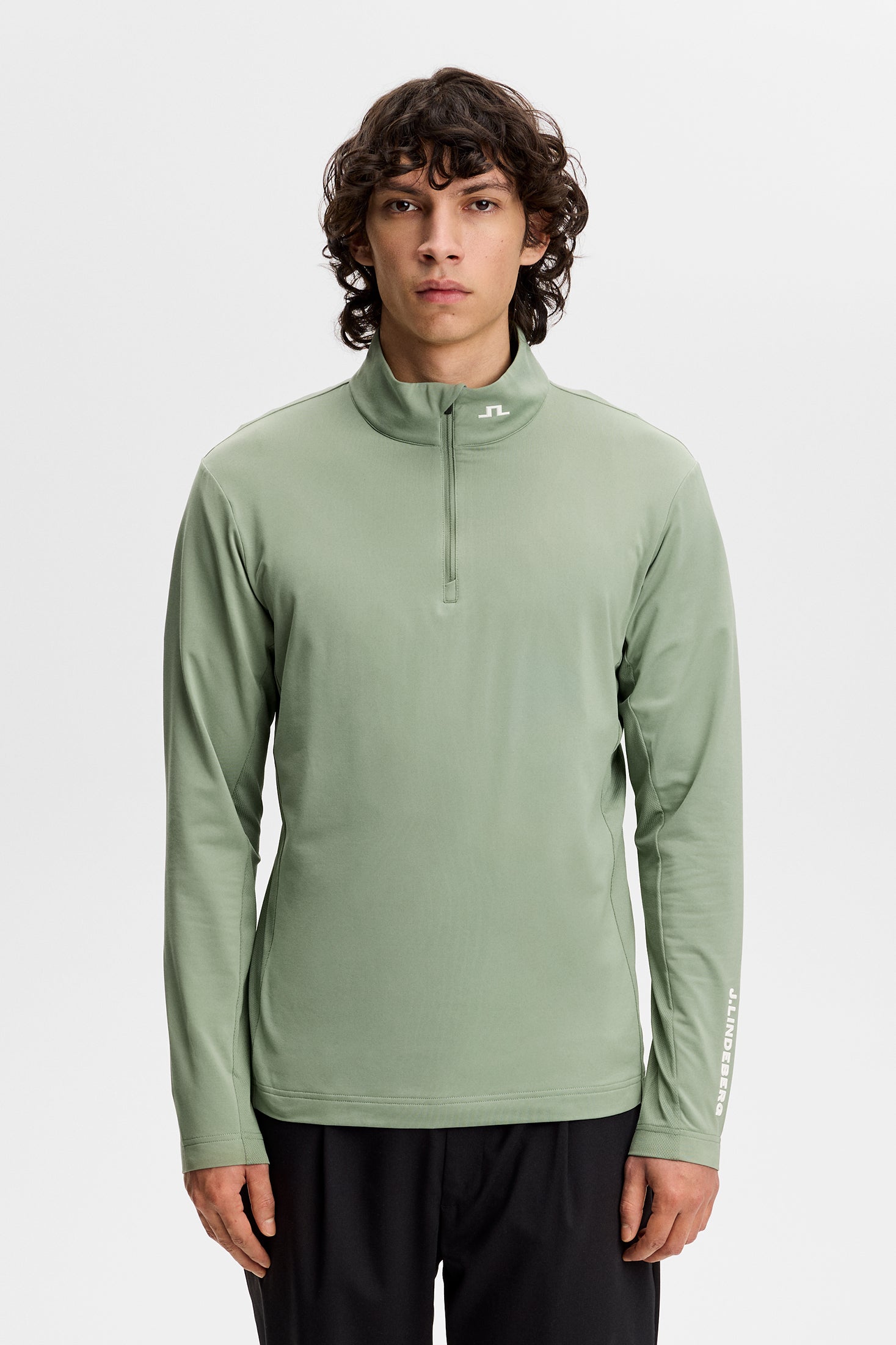 Tour Tech Mid Layer / Hedge Green – J.Lindeberg EU