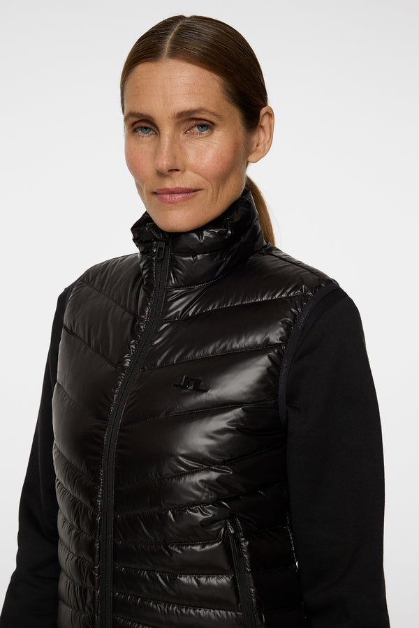Lara Light Down Vest / Black