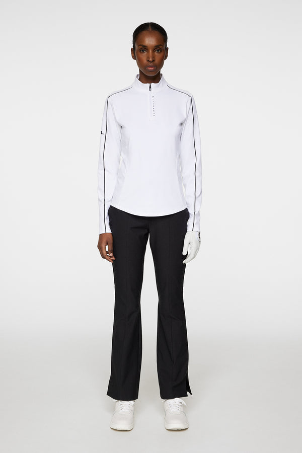 Adiola Quarter Zip Mid Layer / White