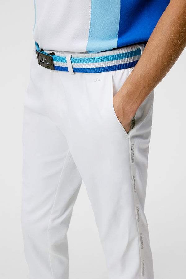 Stuart Stripe Pant / White