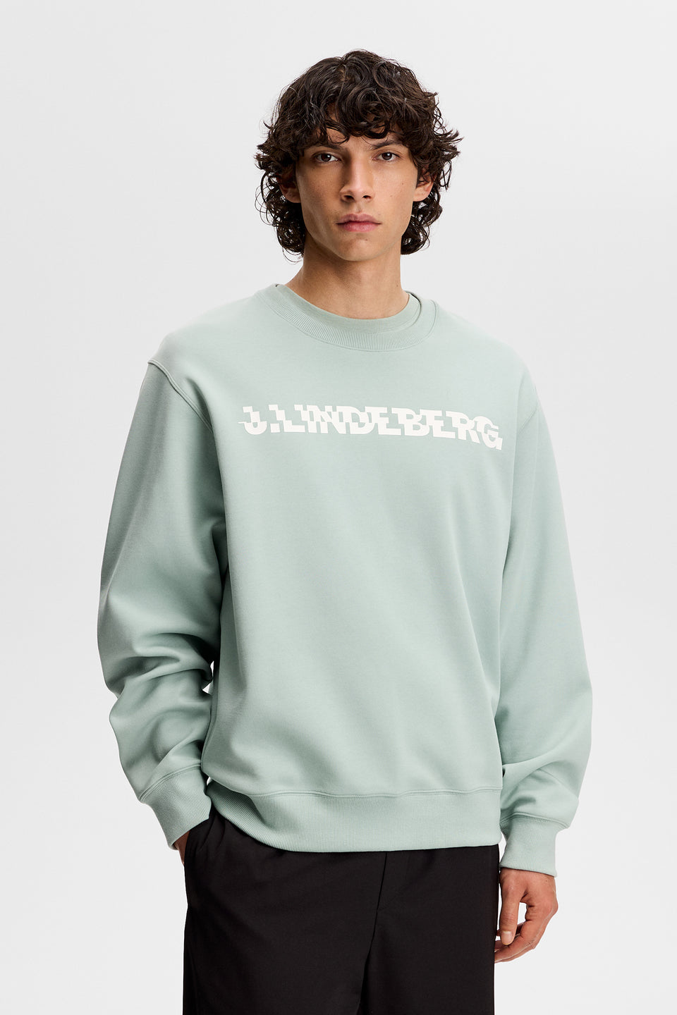 Club Printed  Crew Neck / Jadeite