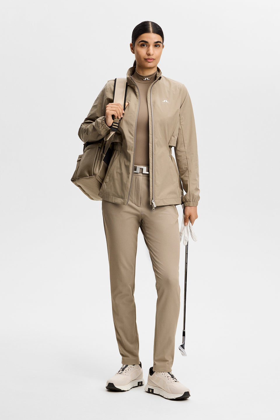 Pinja Fleece Twill Pant / Brindle
