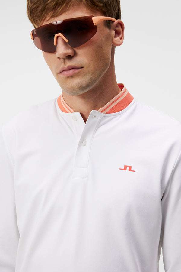 Tyson LS Reg Fit Polo / White