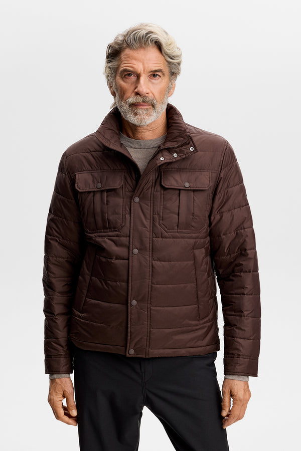 Bailey Light Padded Jacket / Seal Brown