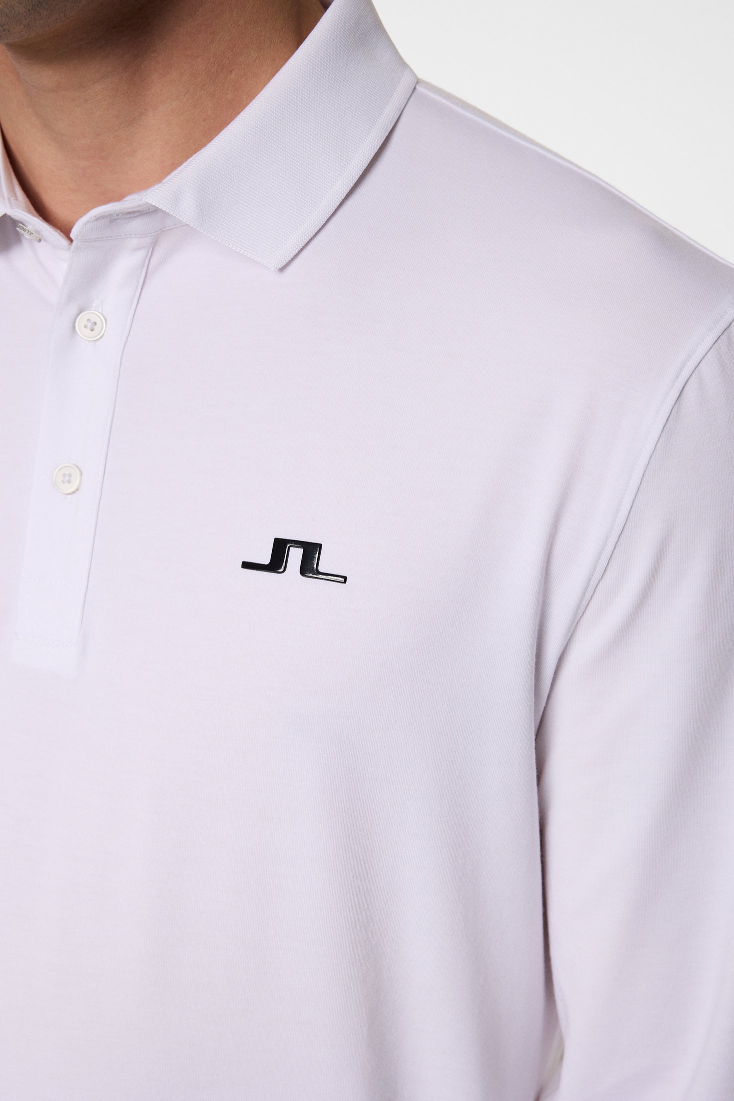 Florian LS Polo / White – J.Lindeberg