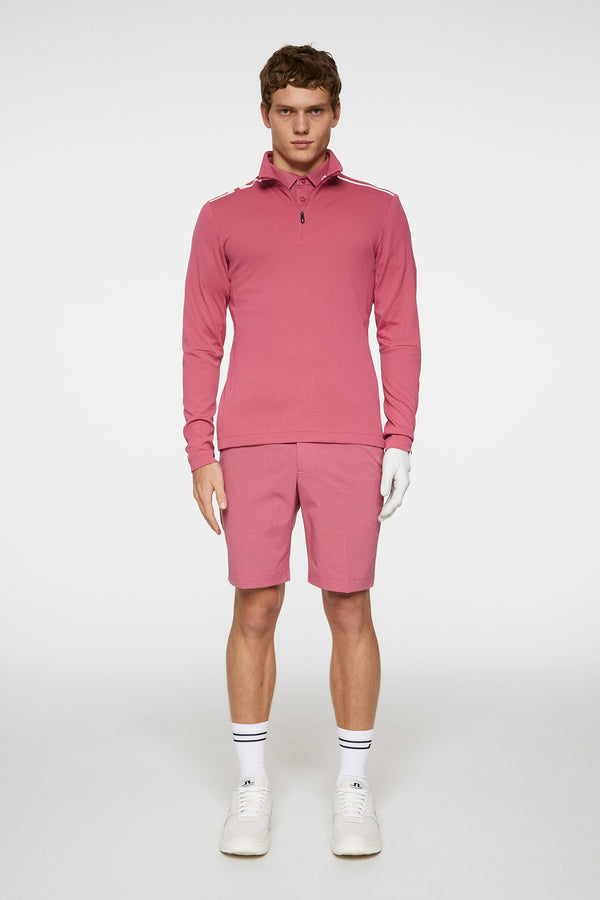 Leon Quarter Zip Mid Layer / Rose Wine