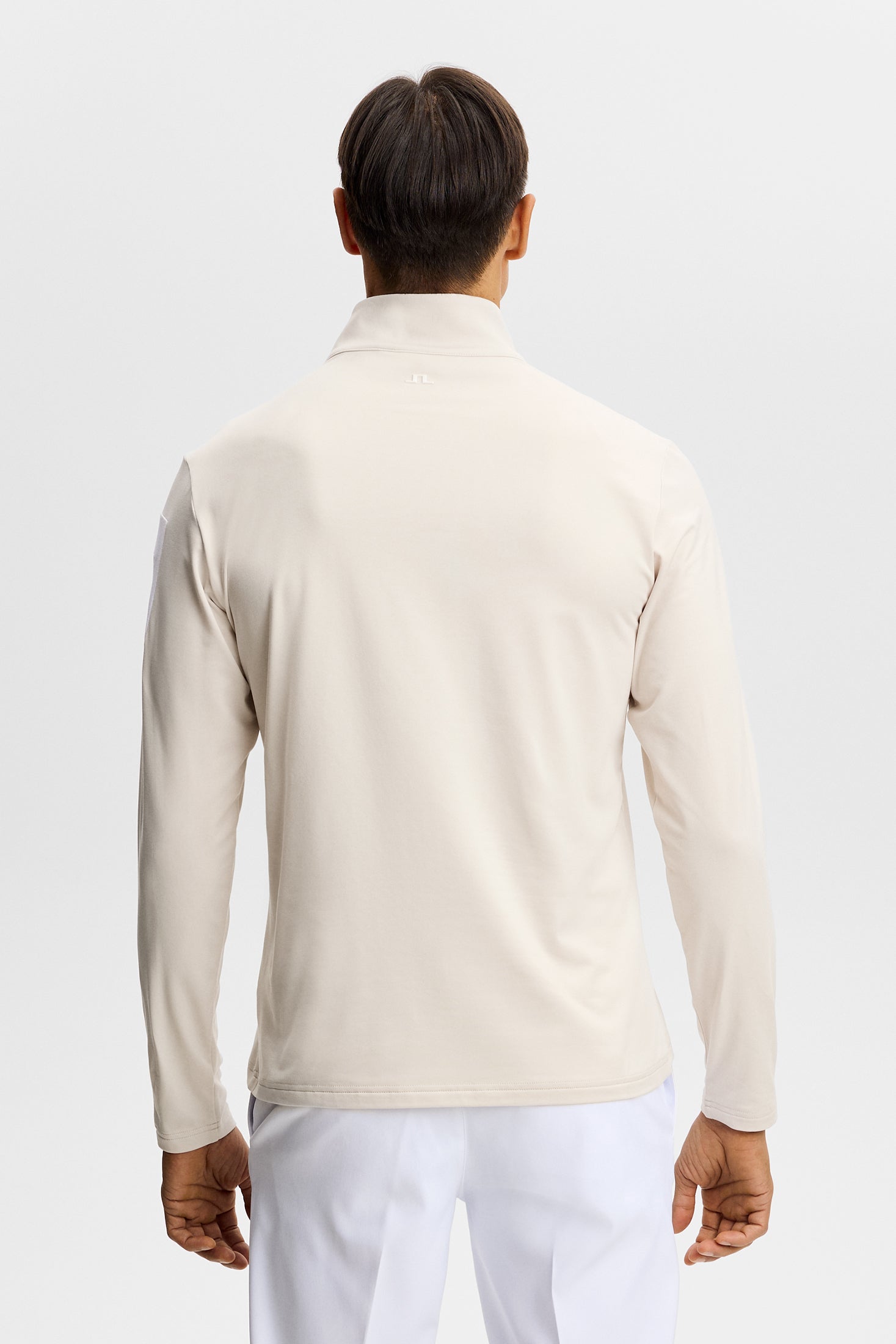 Keaton Quarter Zip Mid Layer / Moonbeam – J.Lindeberg EU