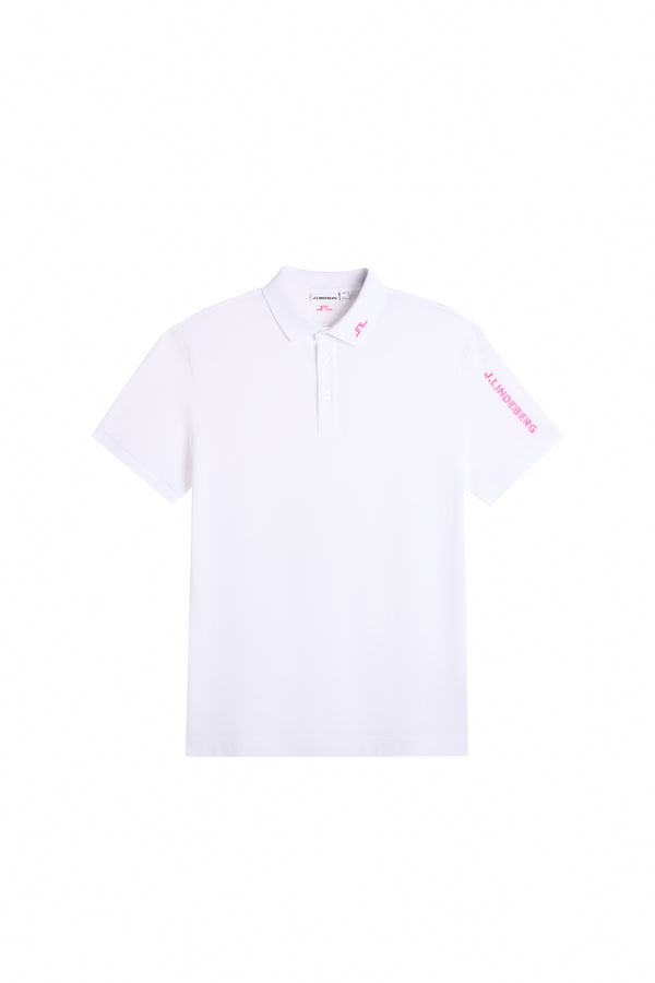 Tour Tech Pique Polo / White