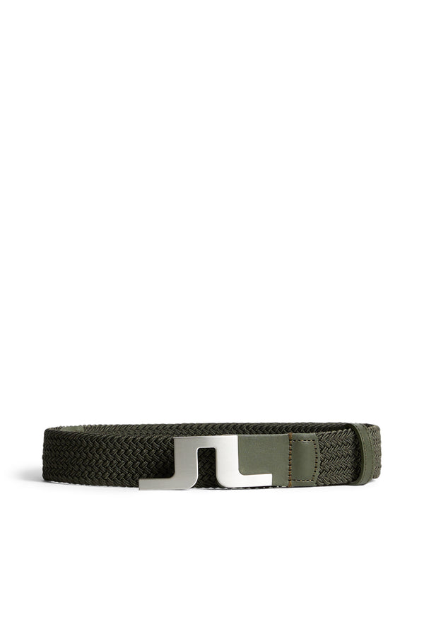 Berry Elastic Belt / Forest Green