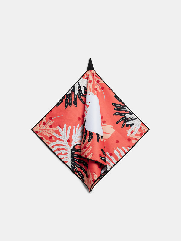 JL Bridge Towel / Paradise Monstera Coral